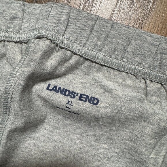 Lands' End Novelty Ankle Leggings Girls' Size XL 16+ in Sparkle Star Gray NWOT! - Picture 4 of 6